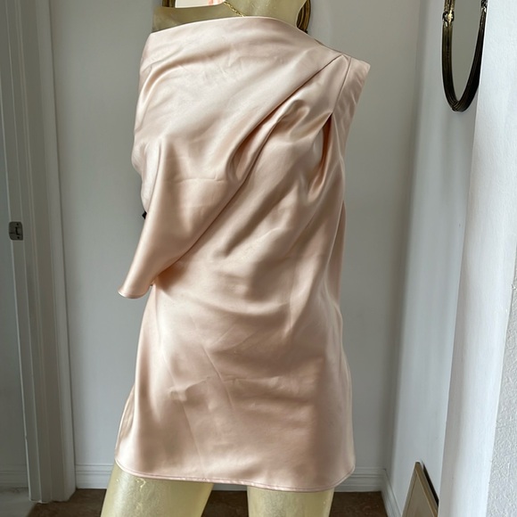 Acler Dresses & Skirts - Acler Blush Pink Satin Dress